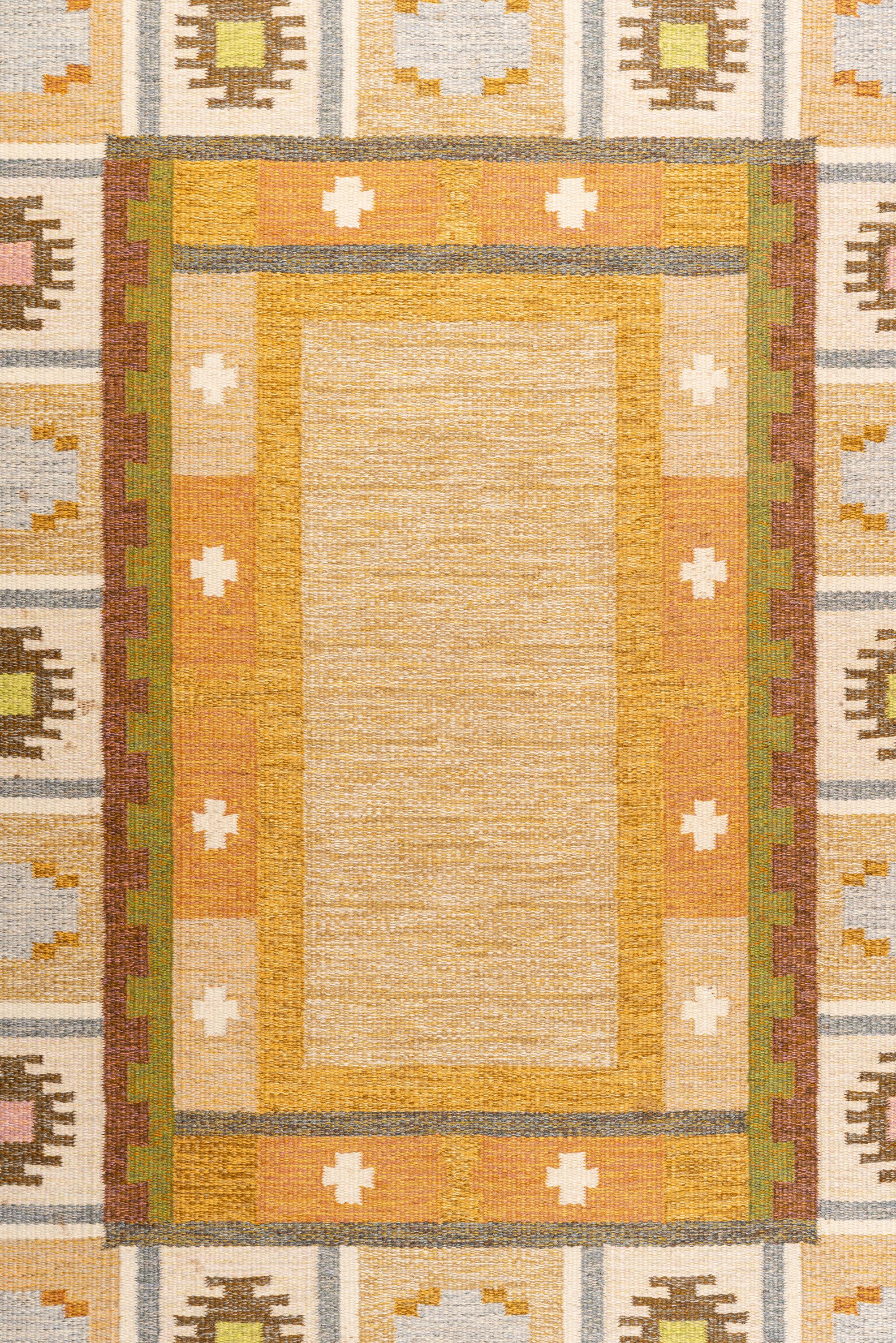 'Båstad' Flatweave Rug, c. 1960 Eric Ewers, Sweden
