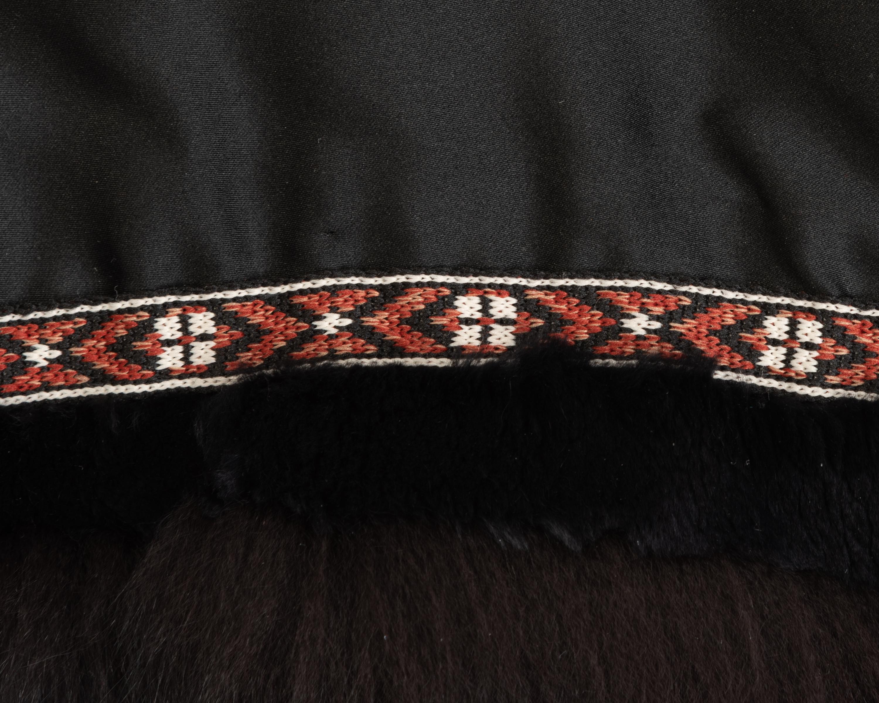 Revillon Fur Cape with design by Ford Ruthling, 1980-90s