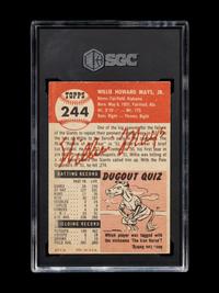 A 1953 Topps Willie Mays Baseball Card No. 244 (SGC 3 VG)