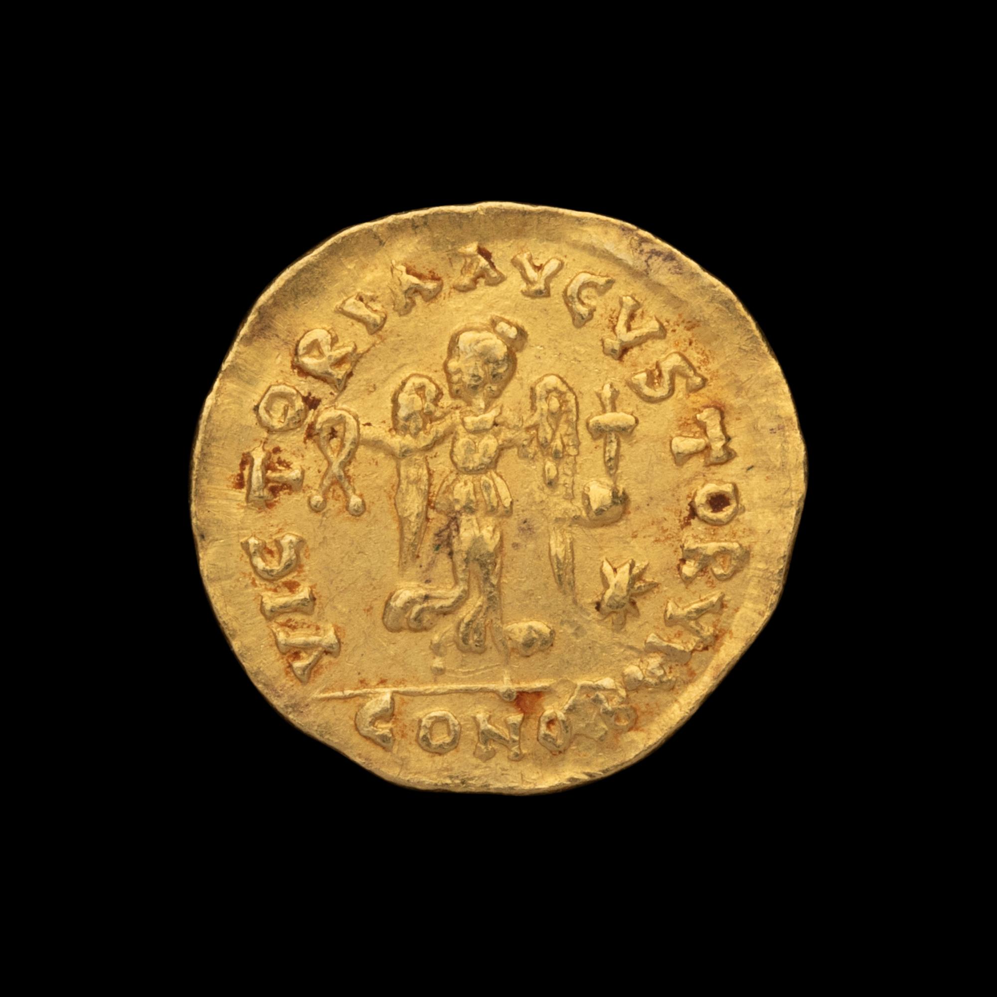 [ANCIENTS] EASTERN ROMAN EMPIRE. Basilicus (c. 475 AD). Av Tremissis (1.4g, 14mm)