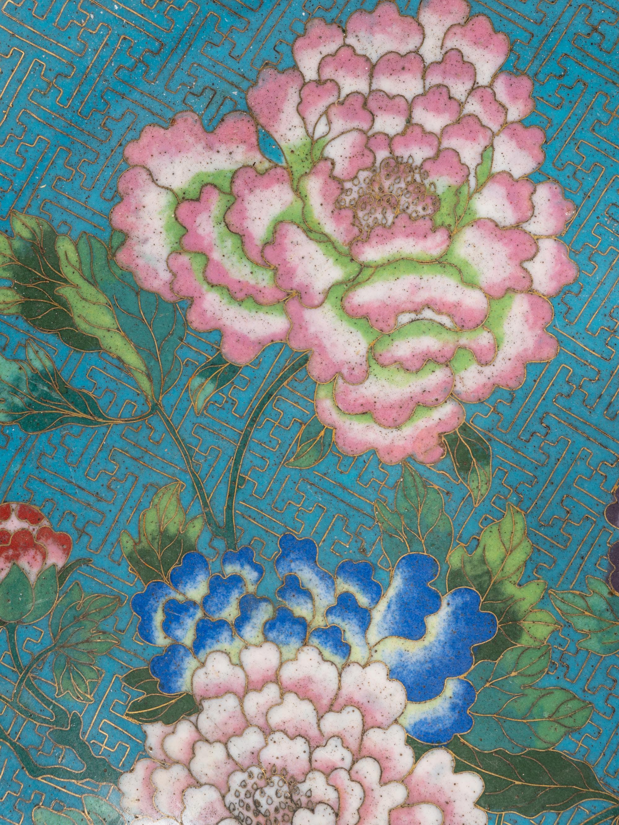 Seven Chinese and Japanese Cloisonné Enamel Wares