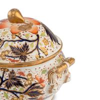 An English Earthenware "Gaudy Welsh" Soup Tureen