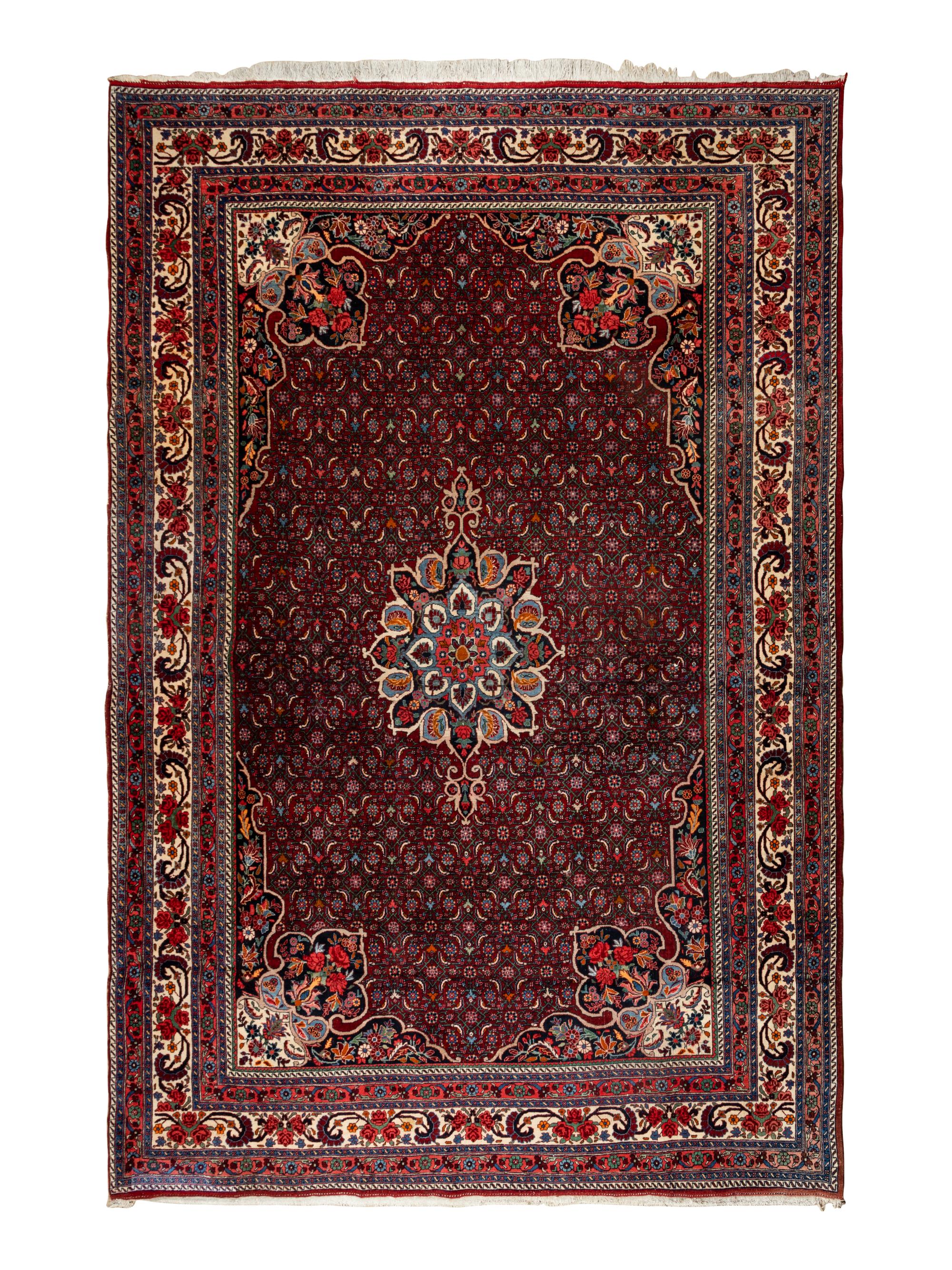 A Meshed Wool Rug