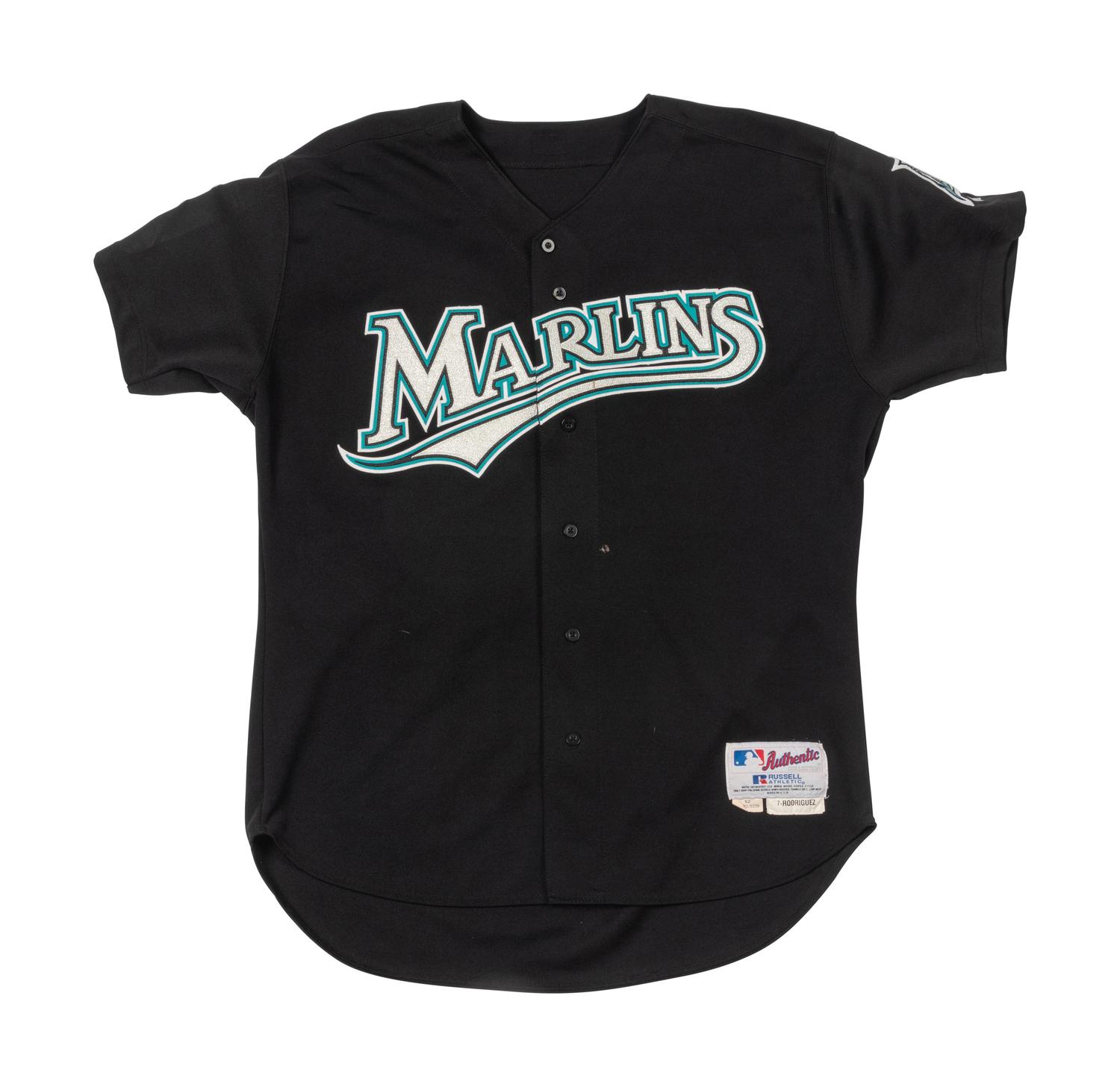 A 2000 Ivan Rodriguez Florida Marlins Jersey