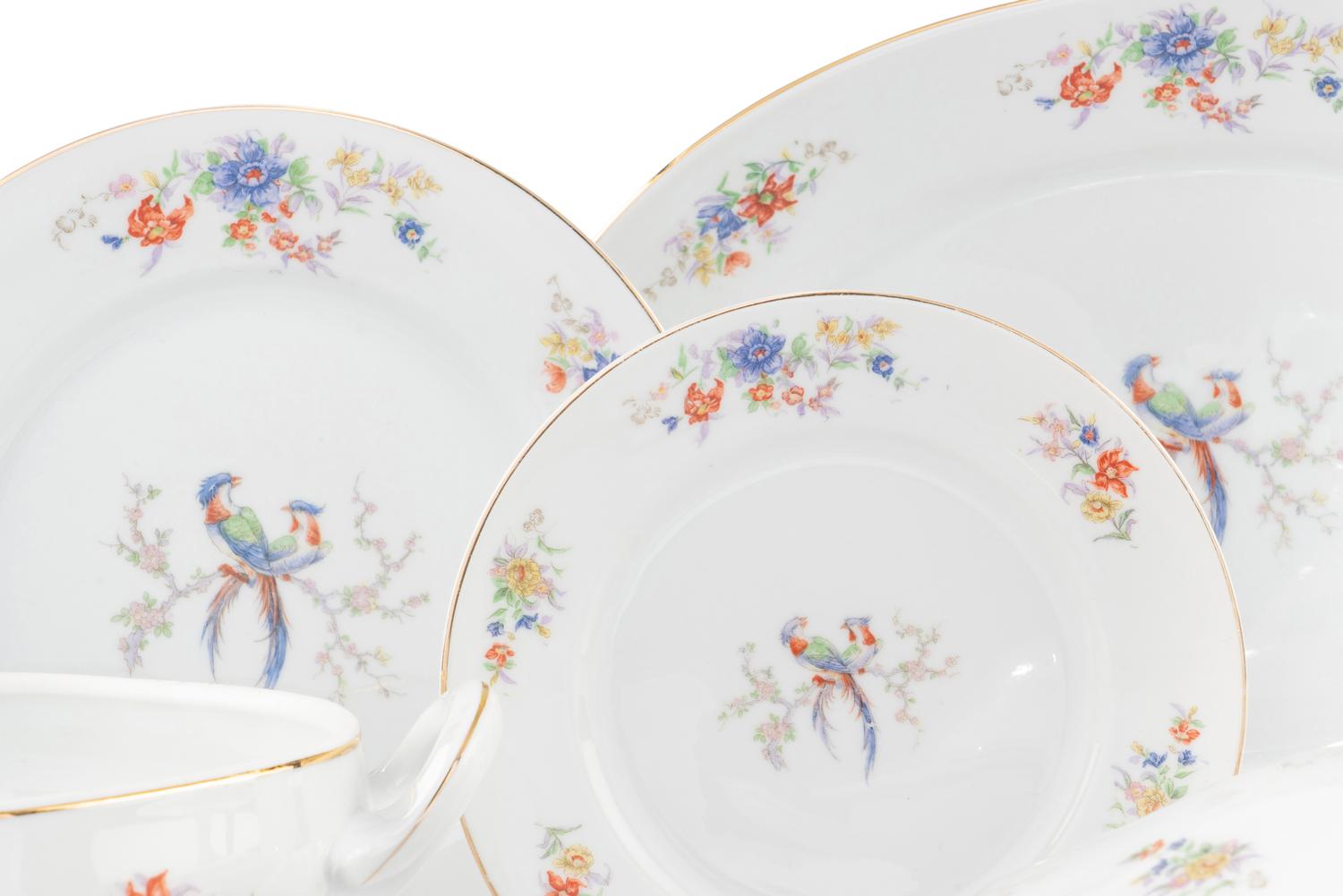 A German Porcelain Dinner Service