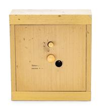 A Tiffany & Co. Brass Desk Clock
