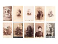[EARLY PHOTOGRAPHY]. A collection of over 200 19th century photographs, incl. tintype of Indian Wars-era soldier.