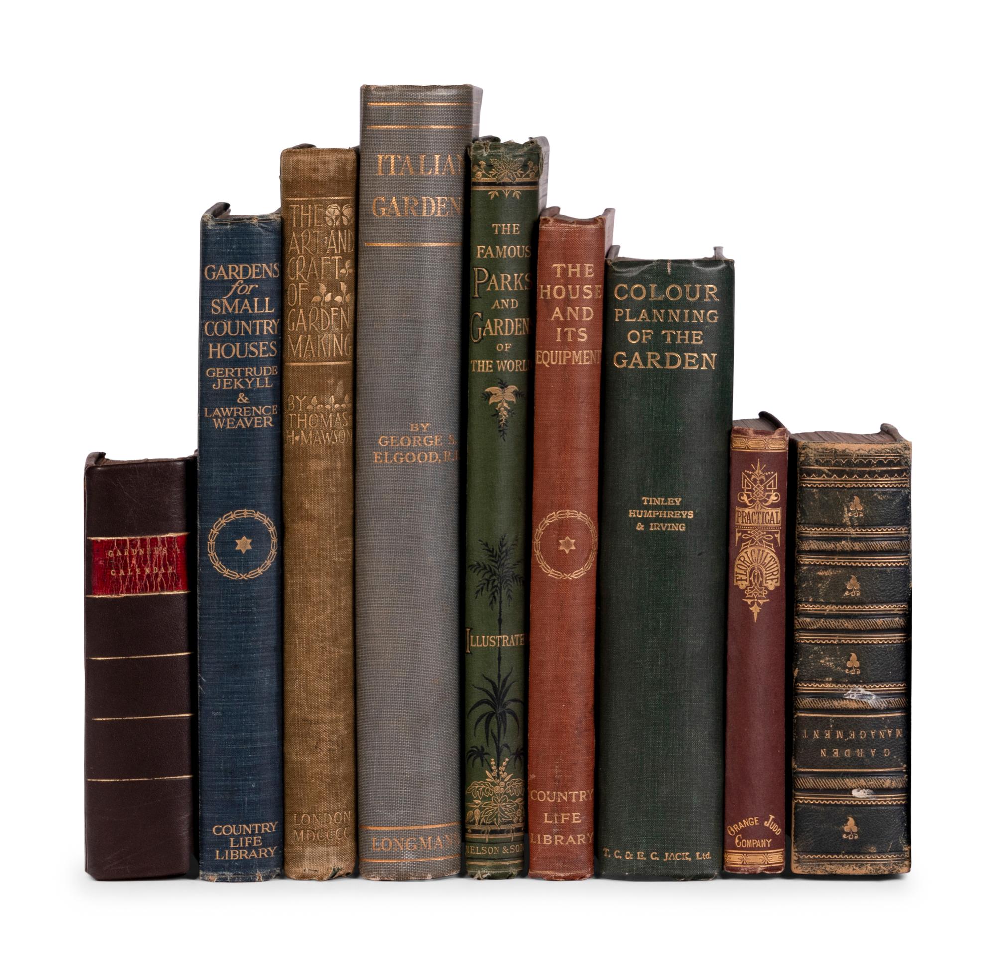 [NATURAL HISTORY - GARDENING]. A group of 23 titles, including: