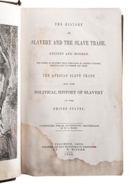 [SLAVERY & ABOLITION]. A group of 6 works related to American slavery, comprising: