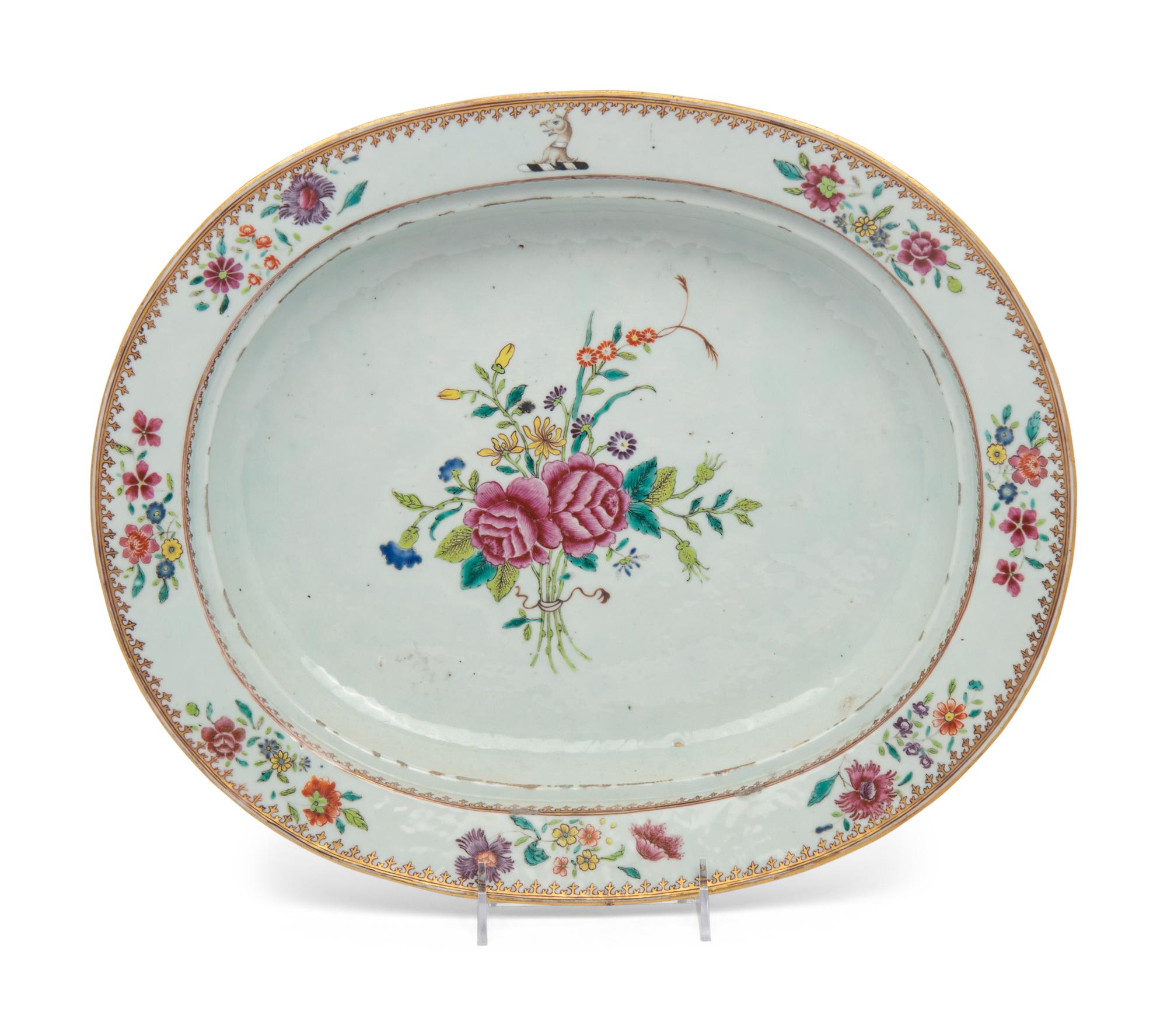 A Chinese Export Porcelain Platter
