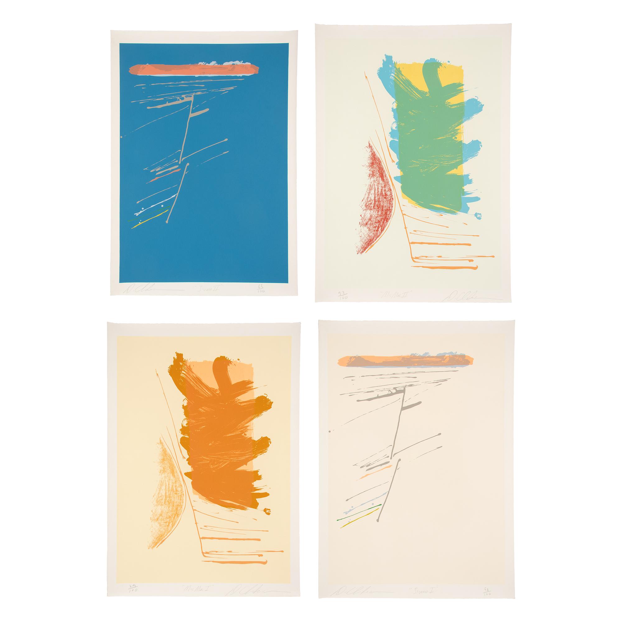 Jivaro I, Jivaro II, MicMac I, and MicMac II (four works)