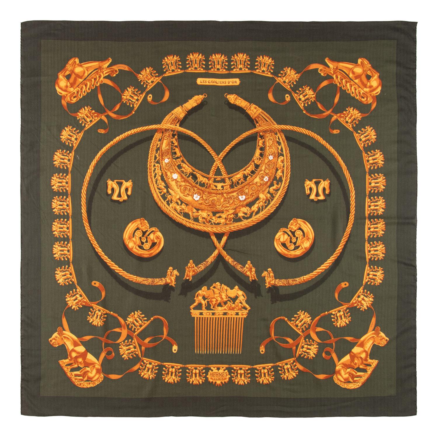 Hermès 140cm Cashmere/Silk Scarf