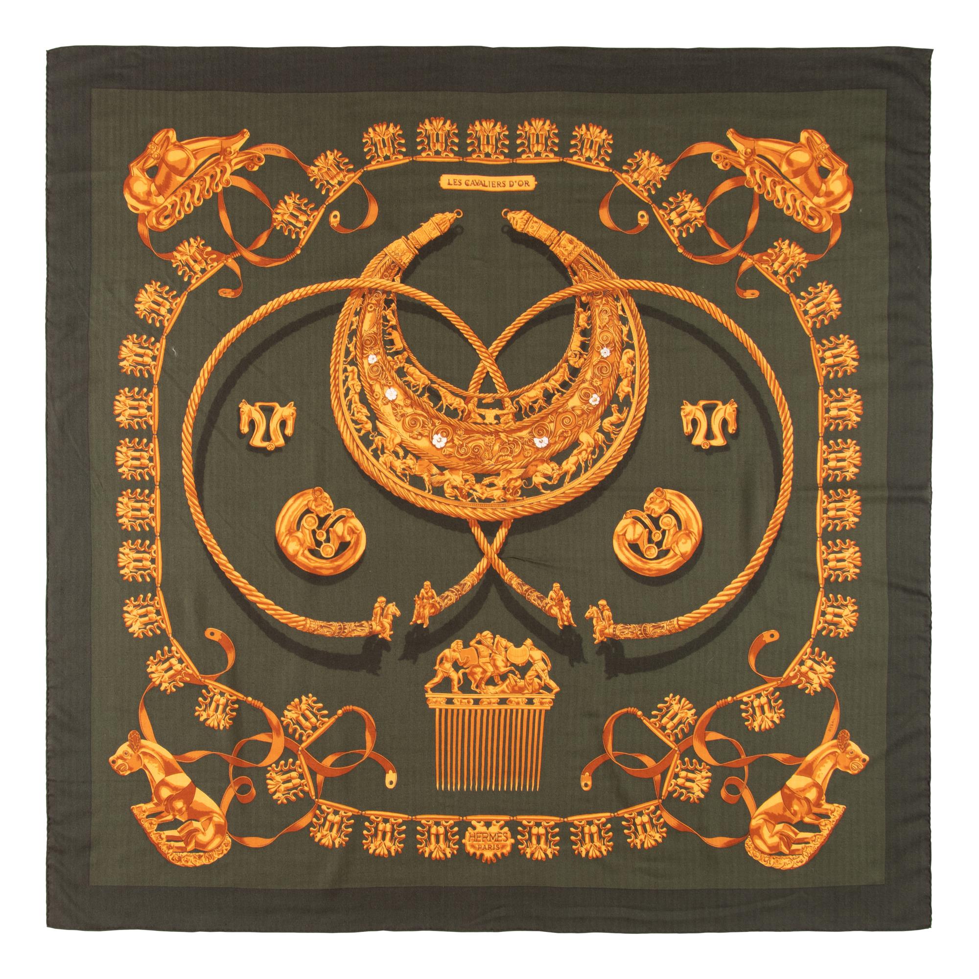 Hermès 140cm Cashmere/Silk Scarf