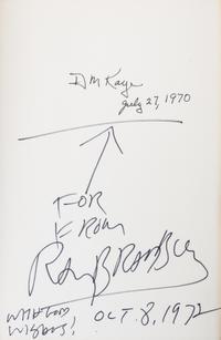 BRADBURY, RAY. 4 works, signed.