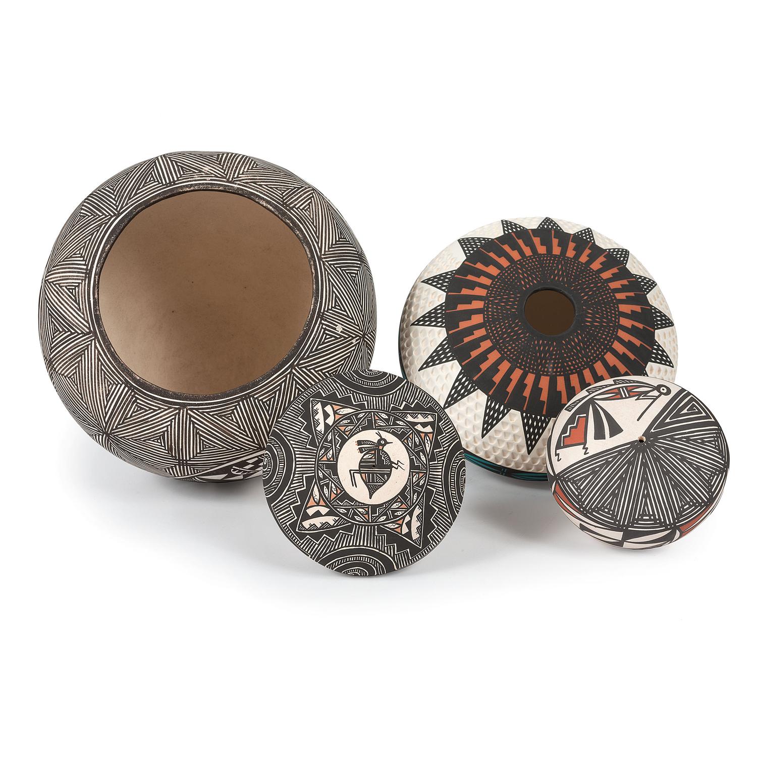 Collection of Acoma Pottery