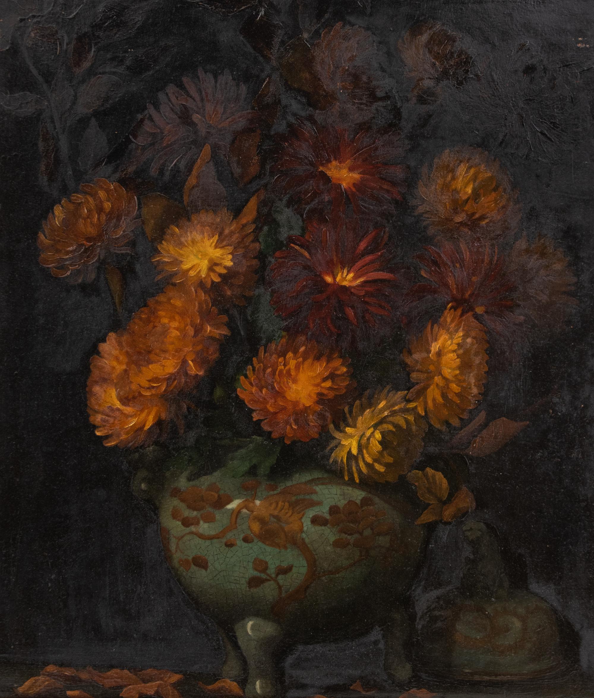 Ethel Mary Willis Arms (English, 1874-1972) Floral Still Life oil on board