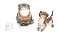 Three Soviet Porcelain Figures Height of tallest 5 7/8 inches. — 20TH CENTURY