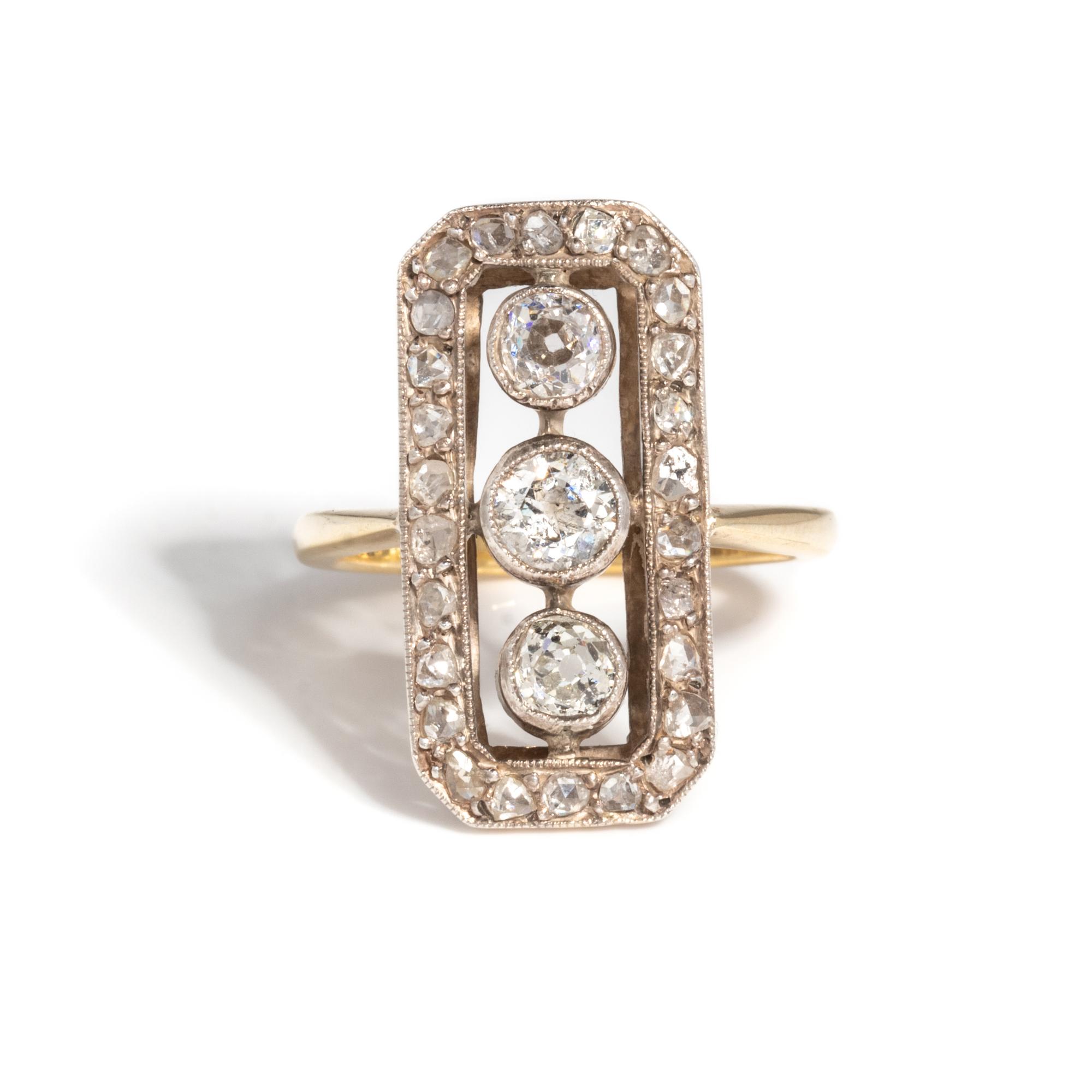 ANTIQUE, DIAMOND RING
