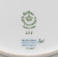Two Royal Copenhagen Flora Danica Porcelain Serving Bowls