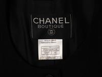 Chanel, Black Crêpe Cardigan Jacket