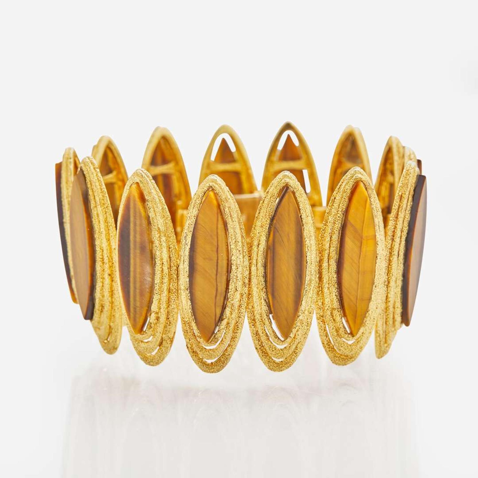 A Kutchinsky Tiger's Eye Bracelet c. 1971