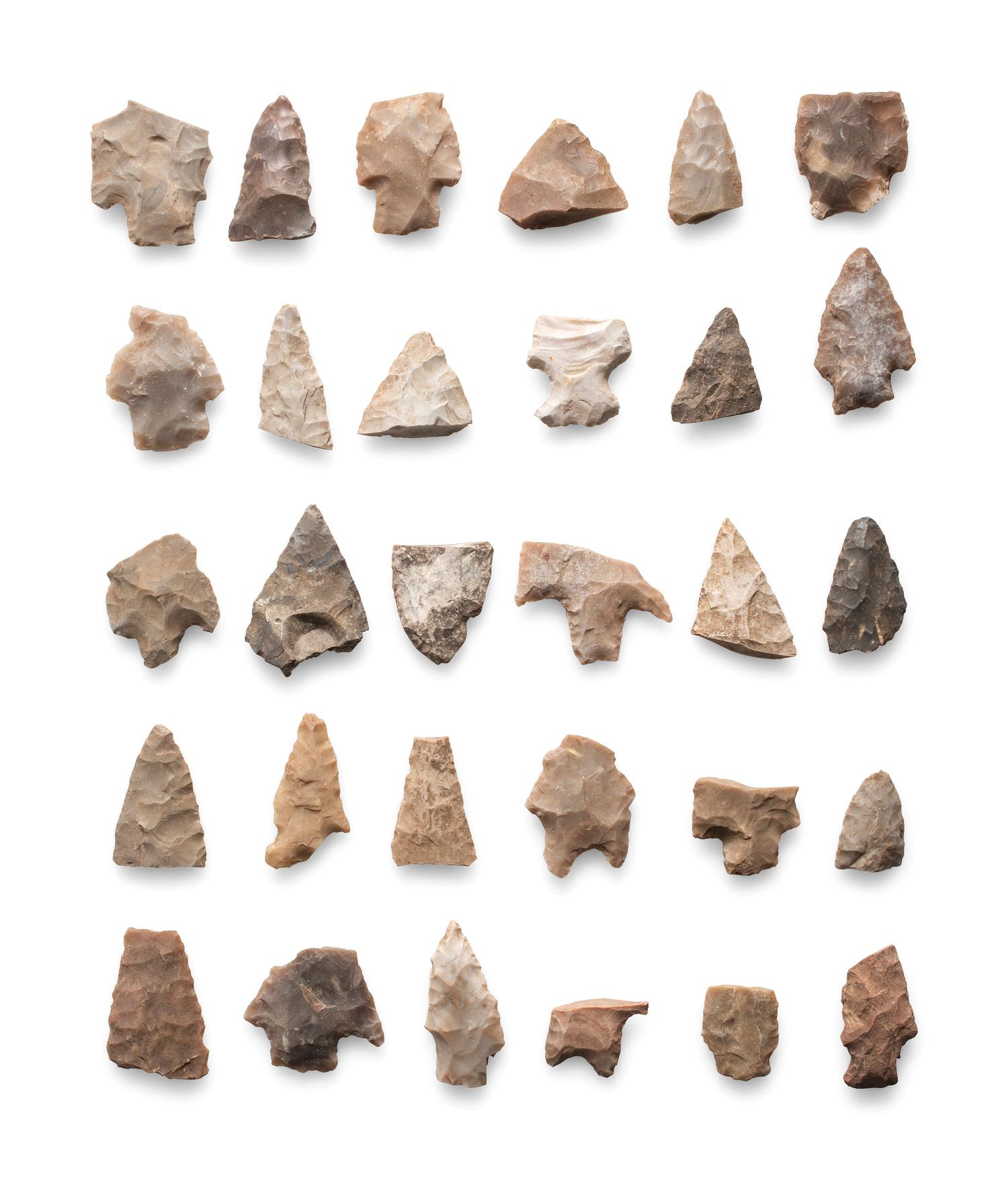 Frame of San Lazaro Pueblo Point Fragments, From the Collection of Forrest Fenn