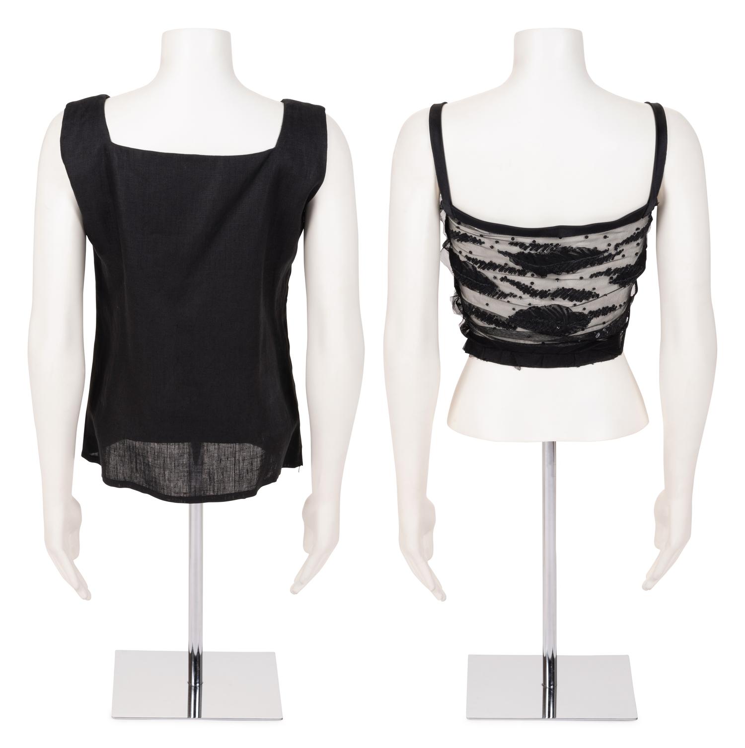 Two Givenchy Haute Couture Tops, 1980-90s