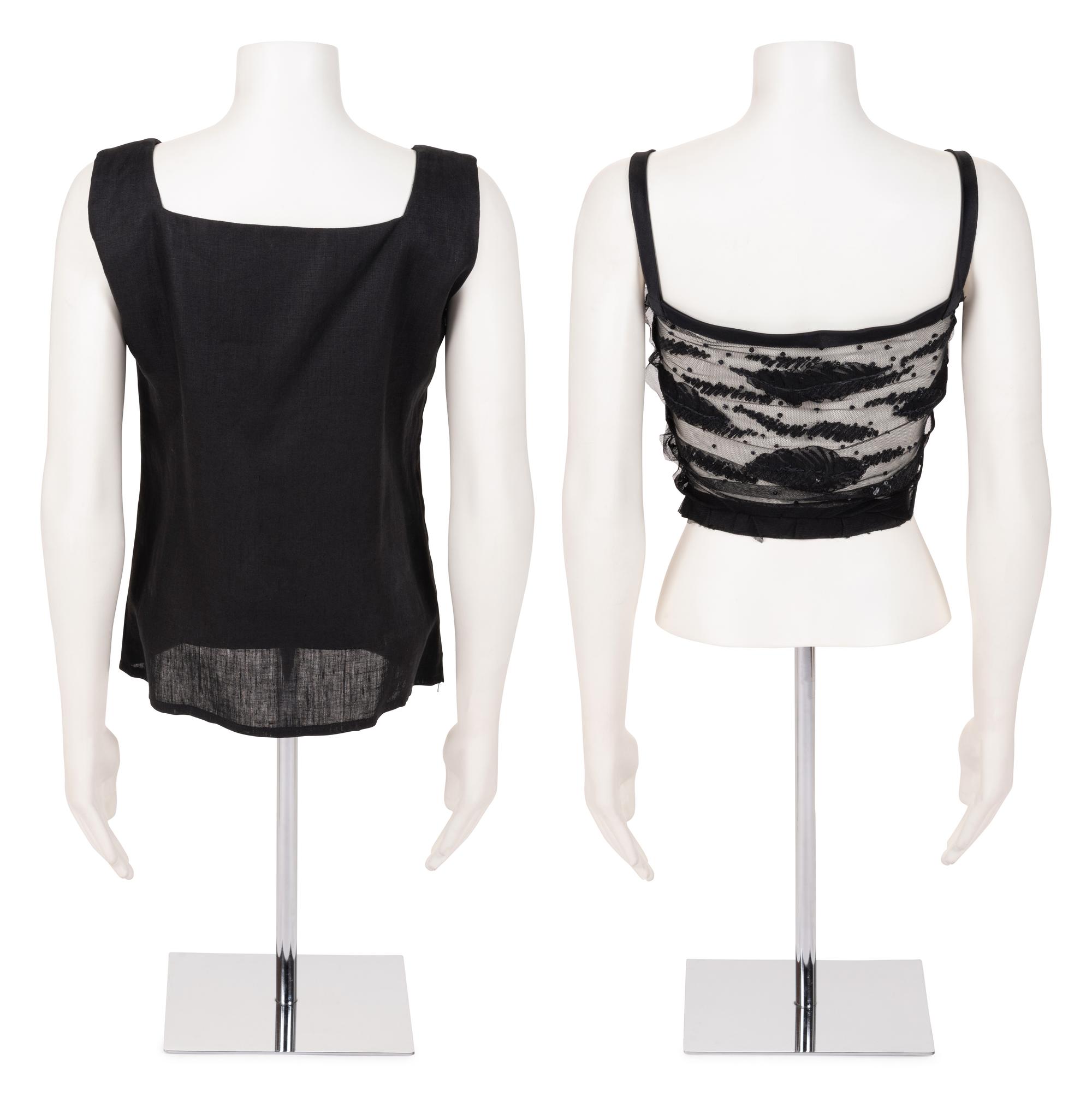 Two Givenchy Haute Couture Tops, 1980-90s