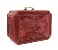 A Carved Red Lacquered Chest — 20TH CENTURY
