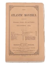 [DOUGLASS, Frederick (1818-1895)]. A group of 2 issues of The Atlantic Monthly , incl. "An Appeal to Congress for Impartial Suffrage" published anonymously by Frederick Douglass, comprising: