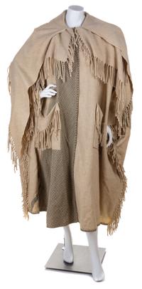 A Koos Cream Wool Poncho, No size.