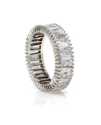 A White Gold and Diamond Eternity Band, 4.30 dwts.