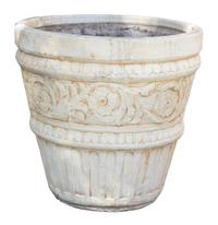 A Set of Three Baroque Style Terracotta Planters Height of tallest 29 inches. — 20TH CENTURY