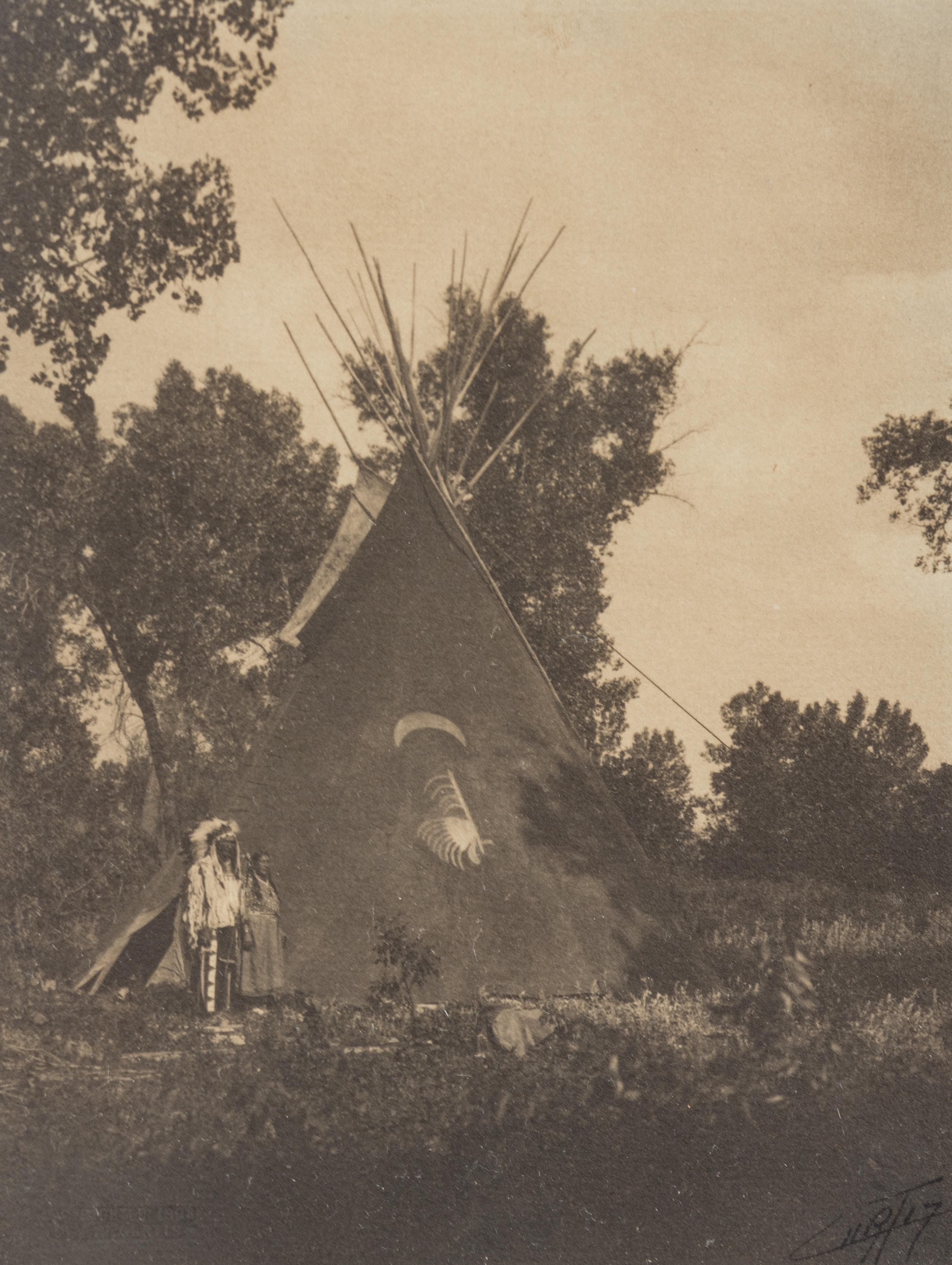 Edward S. Curtis (1868-1952) Apsaroke Medicine Tipi, c. 1900