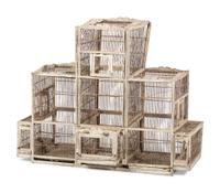 Four Architectural Bird Cages