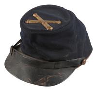 [CIVIL WAR]. Model 1858 forage cap with artillery insignia.