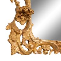 A George II Giltwood Overmantel Mirror
