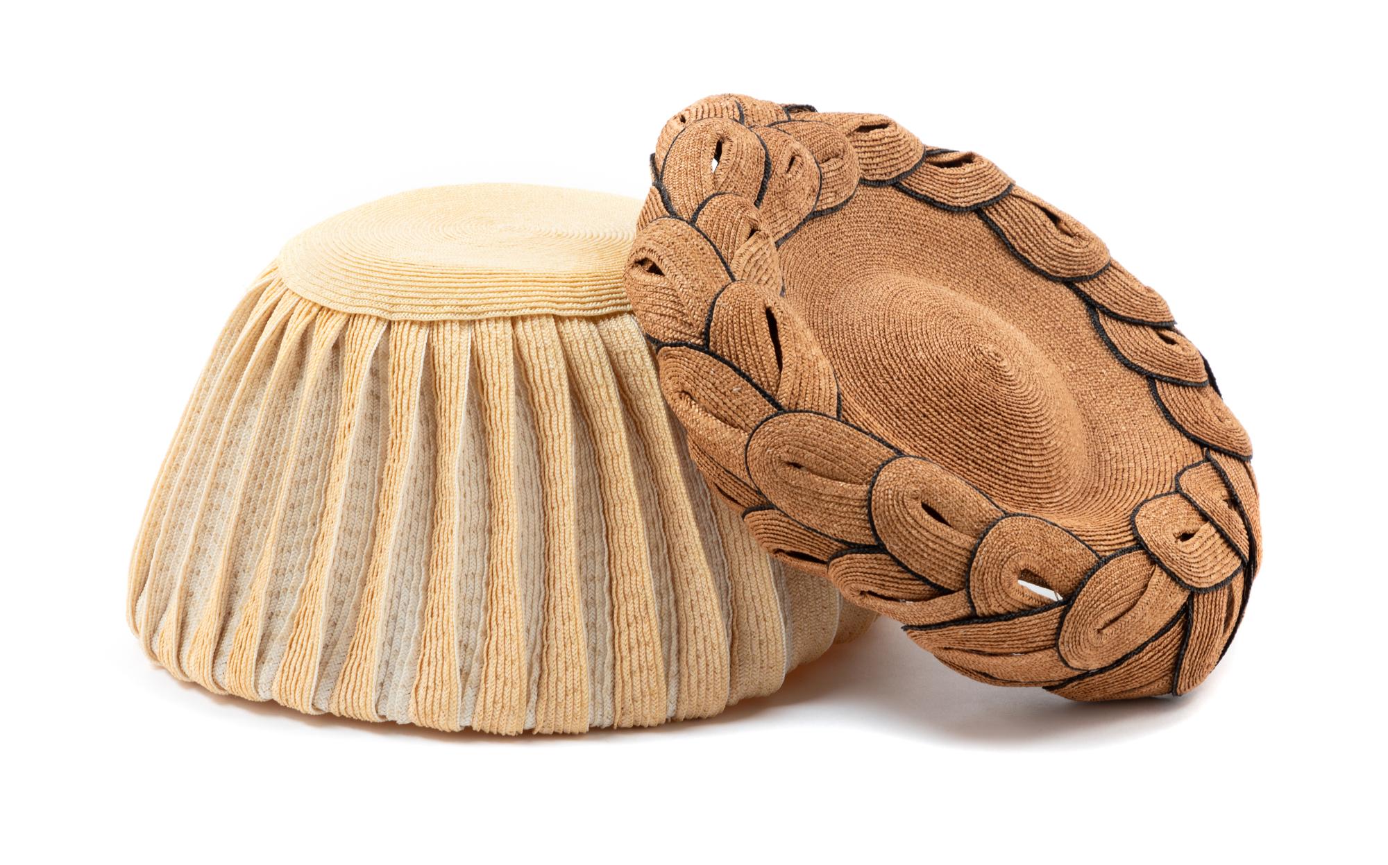 Two Schiaparelli Hats, 1950-60s