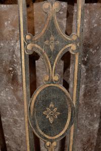 A Large Gothic Revival Parcel Gilt Lantern