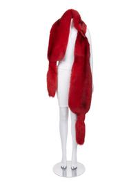 Unlabeled Fox Fur Stole, 1980-2000s