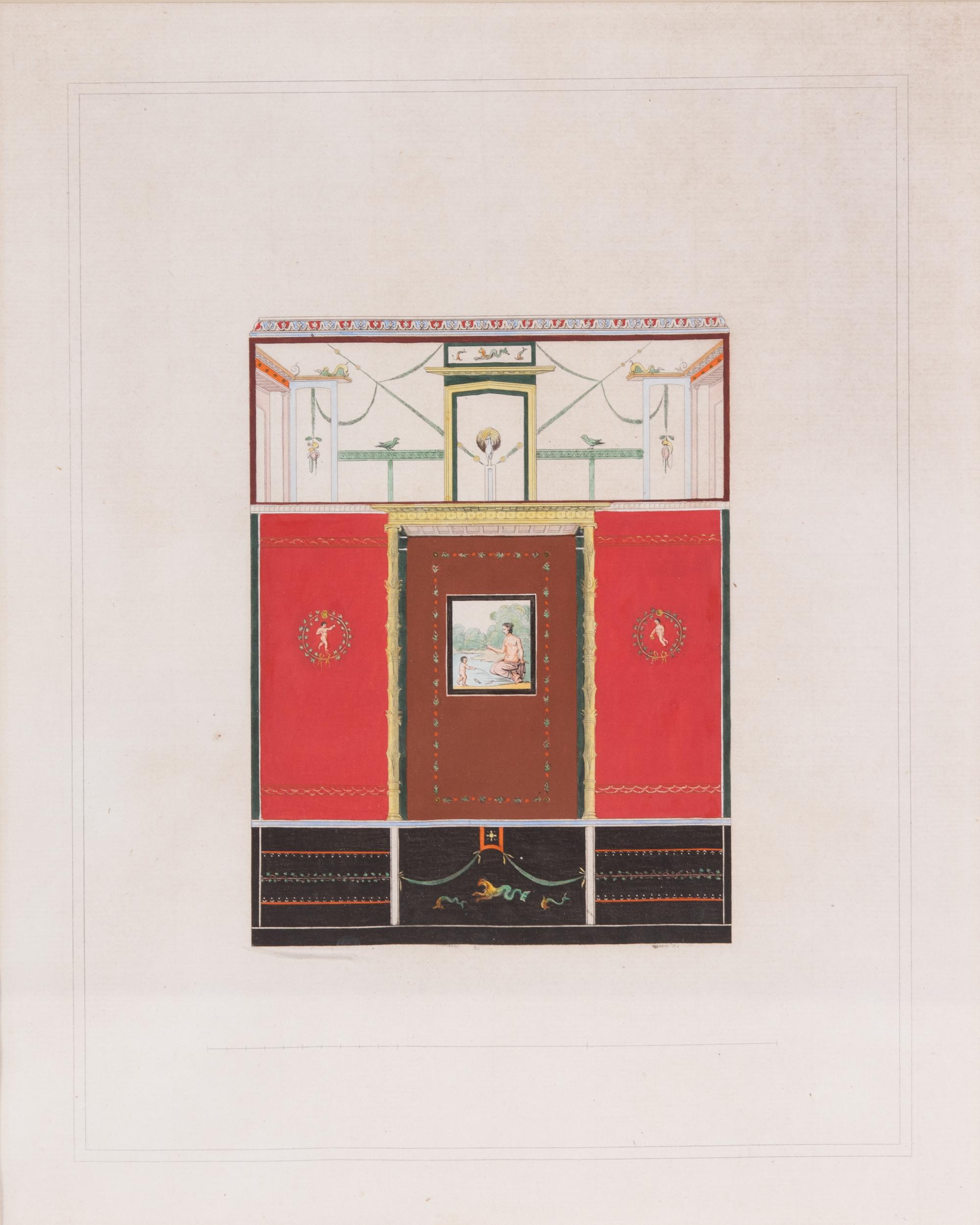 A Collection of Hand-Colored Engravings by Jules Frederic Bouchet Framed 20 3/4 x 16 3/4 inches. — (French, 1799-1860)