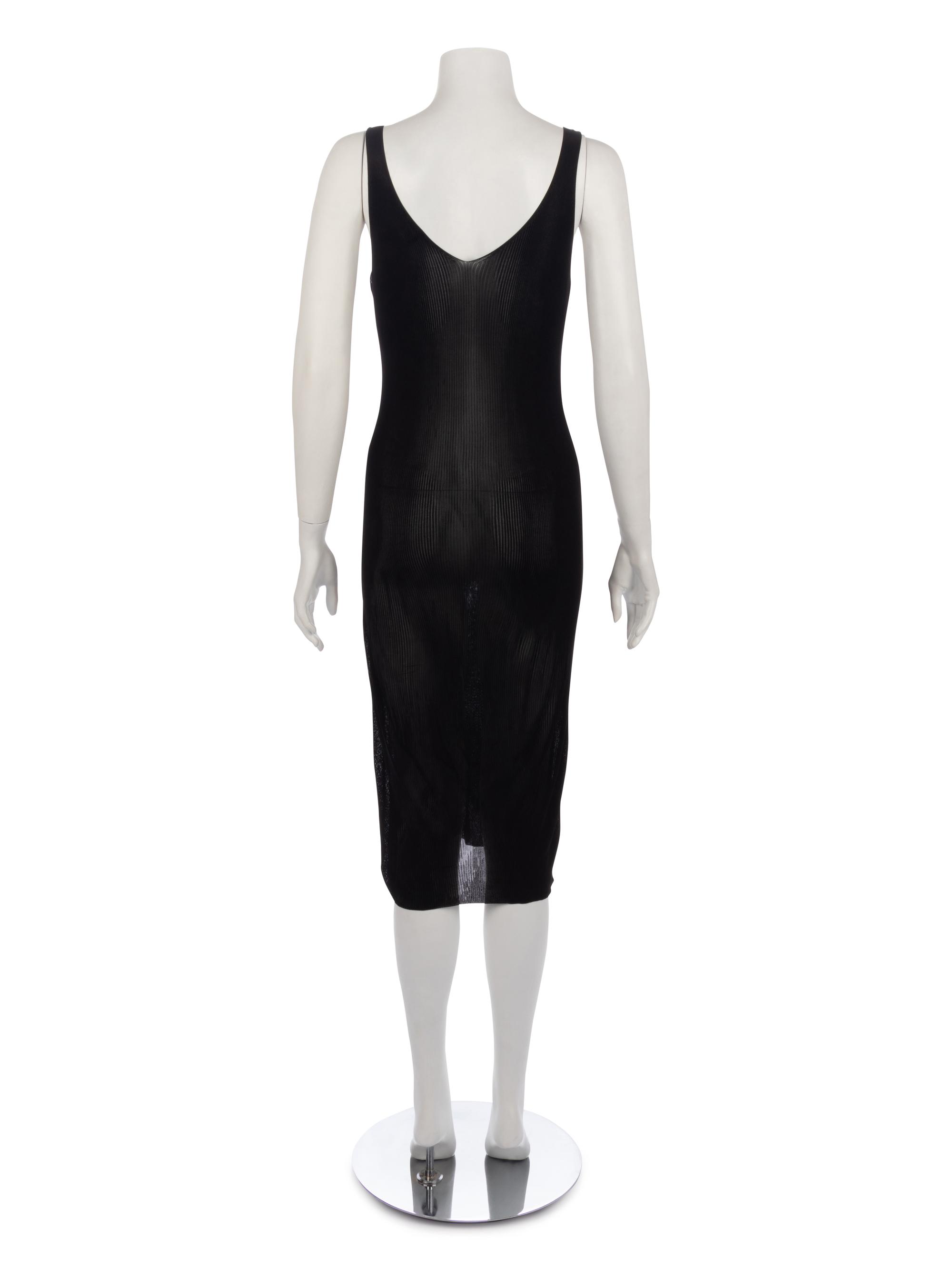 Chanel Black Knit Evening Dress, 2007