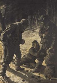 Anton Otto Fischer (American/German, 1882–1962) - Begging for Mercy