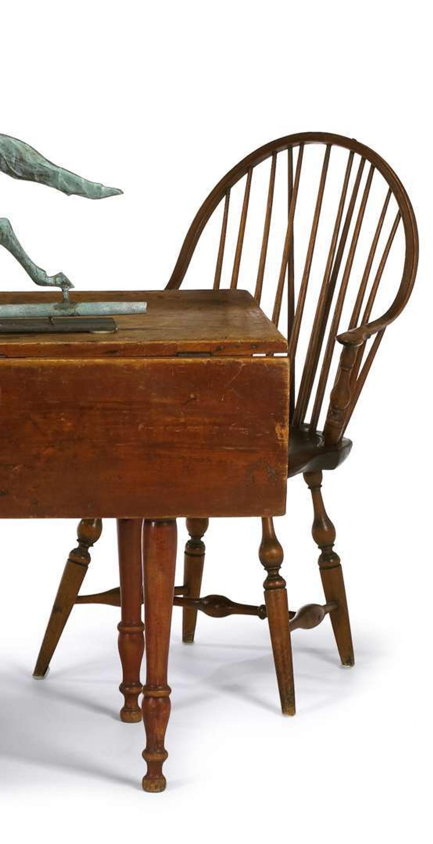 Brace-back Windsor armchair new york, late 18th century