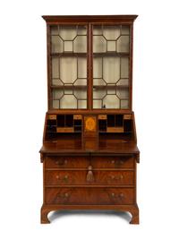 A George III Mahogany Secretary Desk