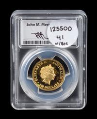 An Australia 2015-P Wedge-Tailed Eagle $100 High Relief Gold Proof