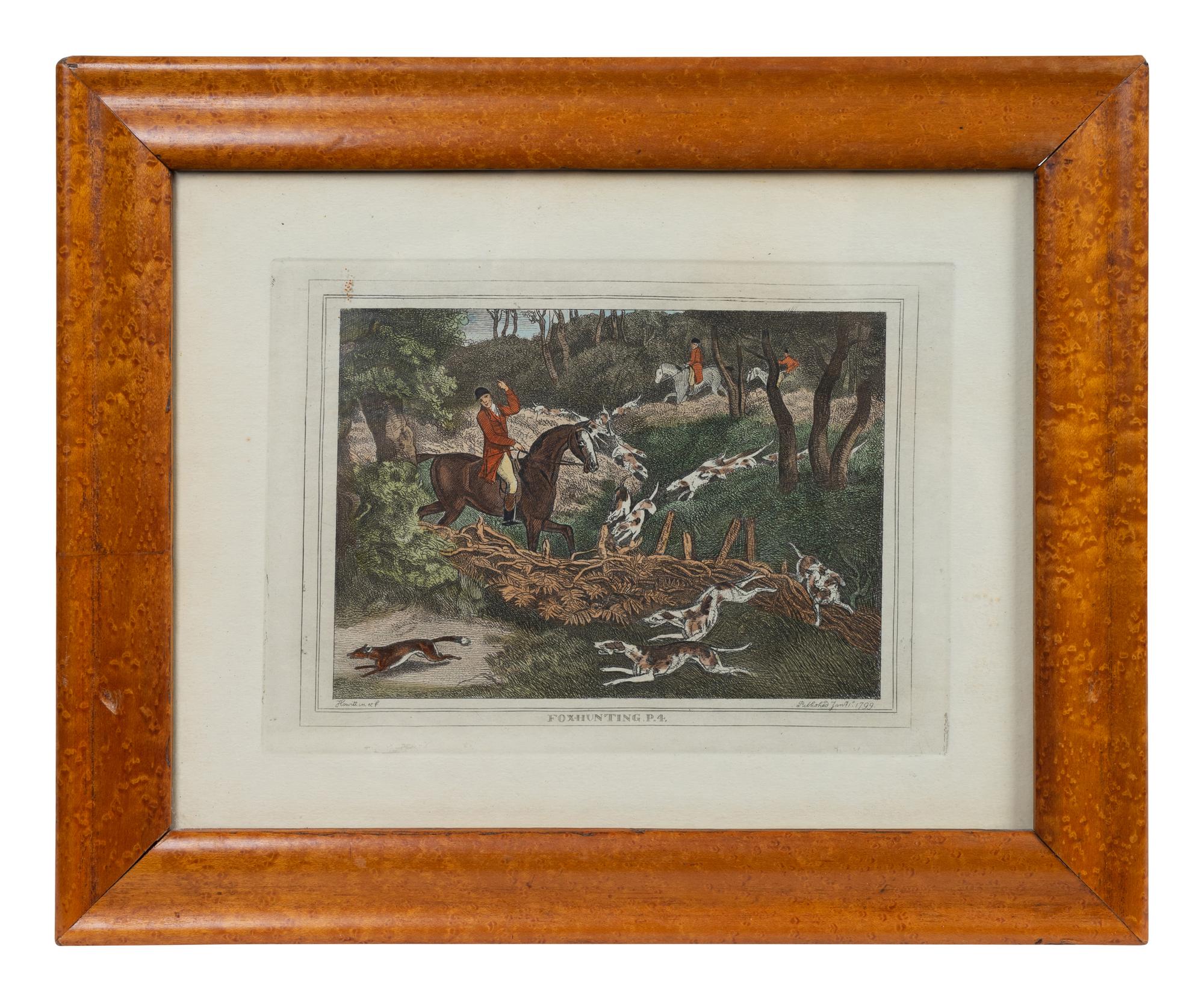 A Collection of Six Equestrian Engravings After Samuel Howitt (English, 1756-1822)