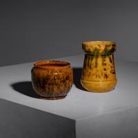 Two cabinet vases, c. 1895-1896 Biloxi, Mississippi, USA,