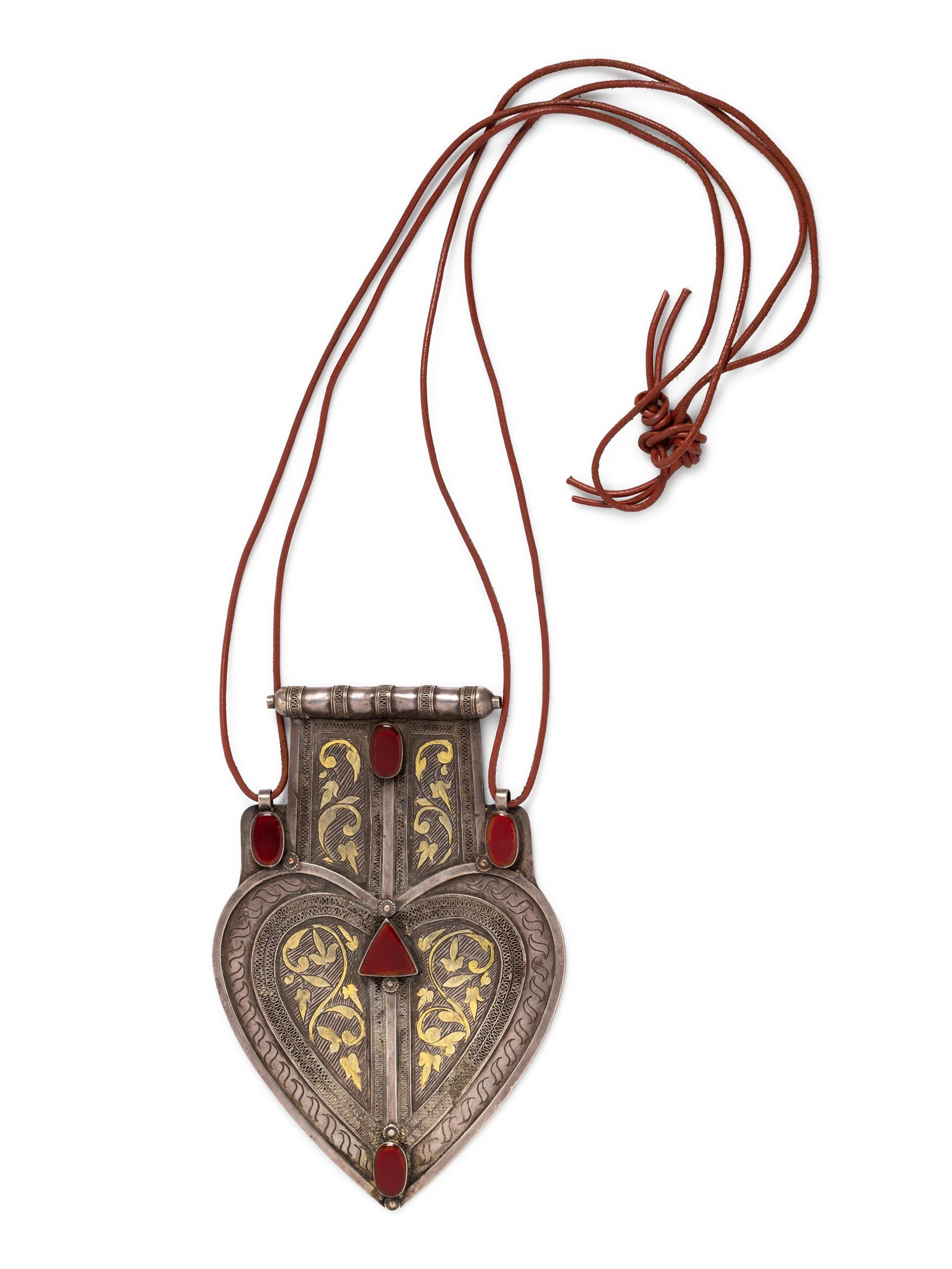 A Silver Middle Eastern Pendant,