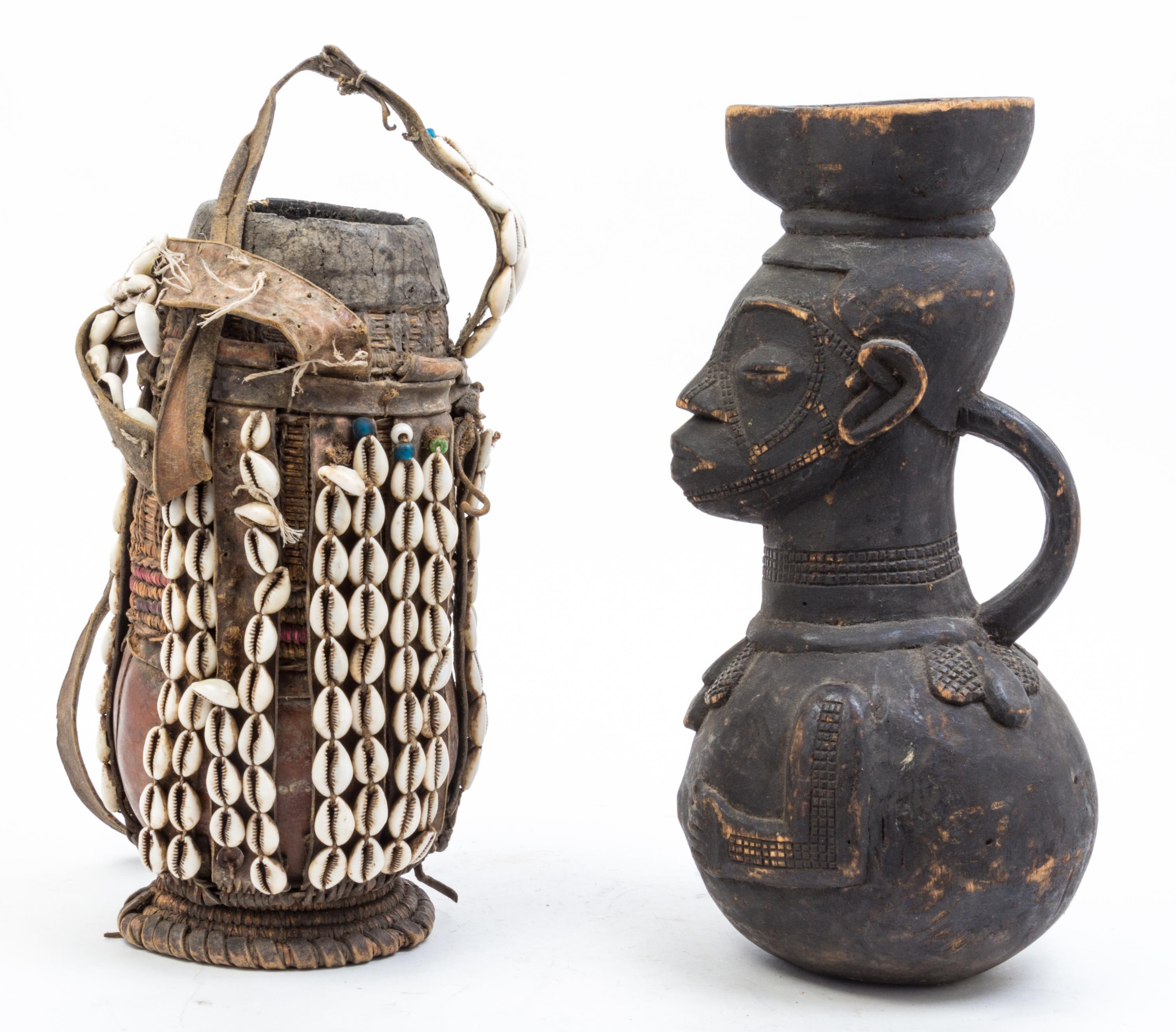 A Group of Decorative Articles Height of tallest 17 5/8 inches.